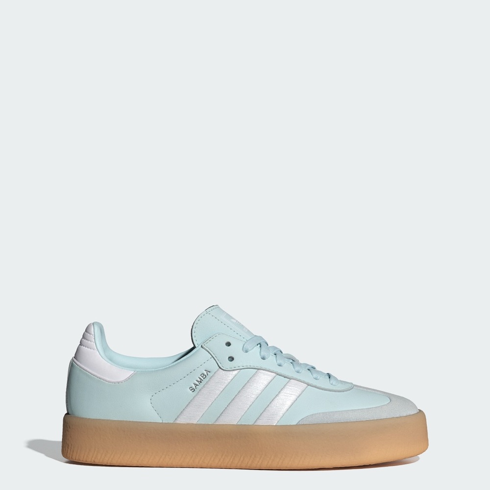 Adidas Women's Samba Pastel Blue Sneakers